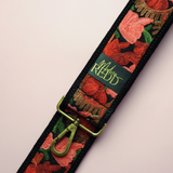 Artisan Redd Sable Black Retro Embroidered Shoulder Strap