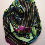 Diane Culture Redd Fuschsia Luxurious Floral Print Scarf