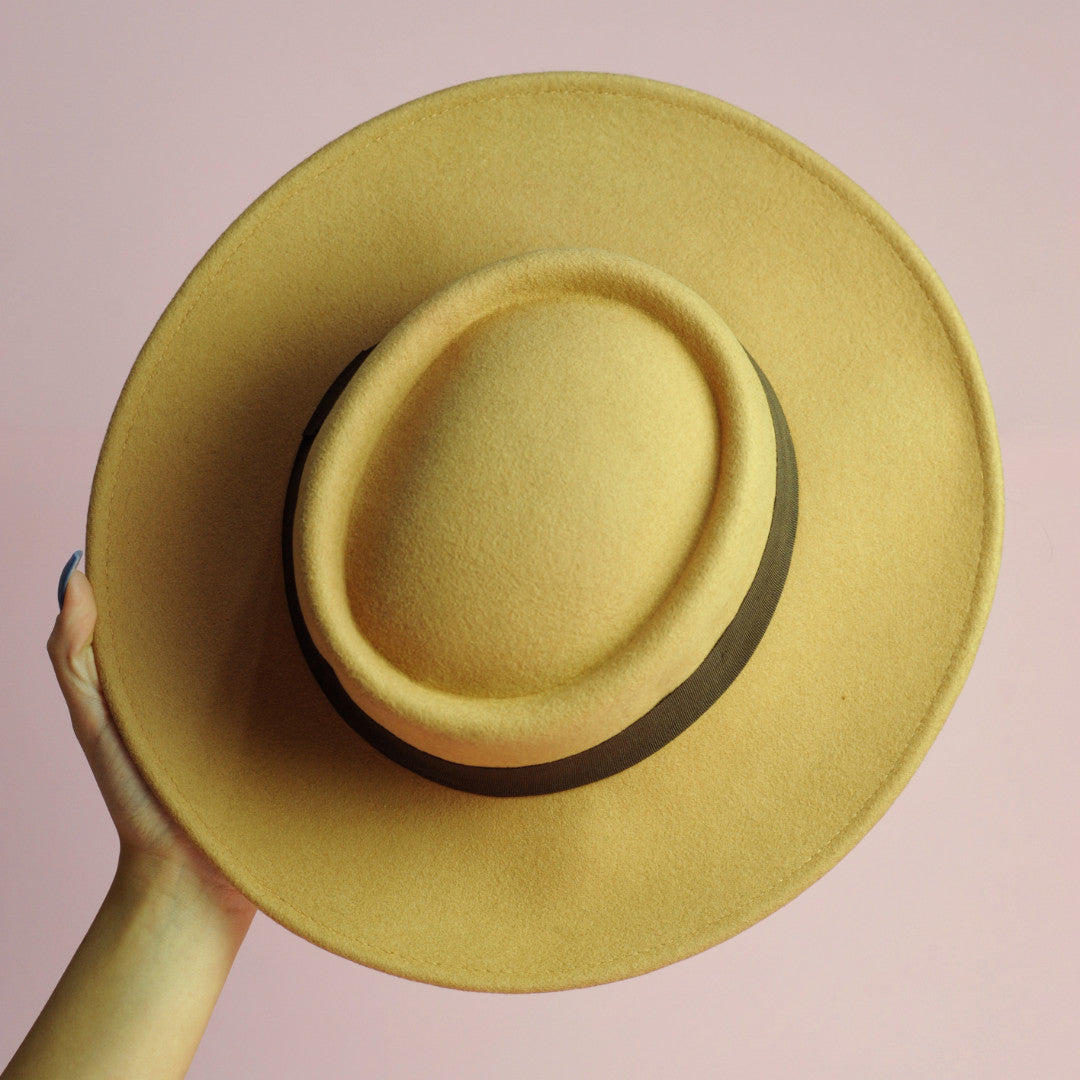 Modern ReddIda Posh Redd Porkpie Fedora Hat Sirocco Tan 2