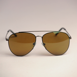 Mach10 Brown Aviator Sunglasses for Men