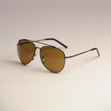 Mach10 Brown Aviator Sunglasses for Men