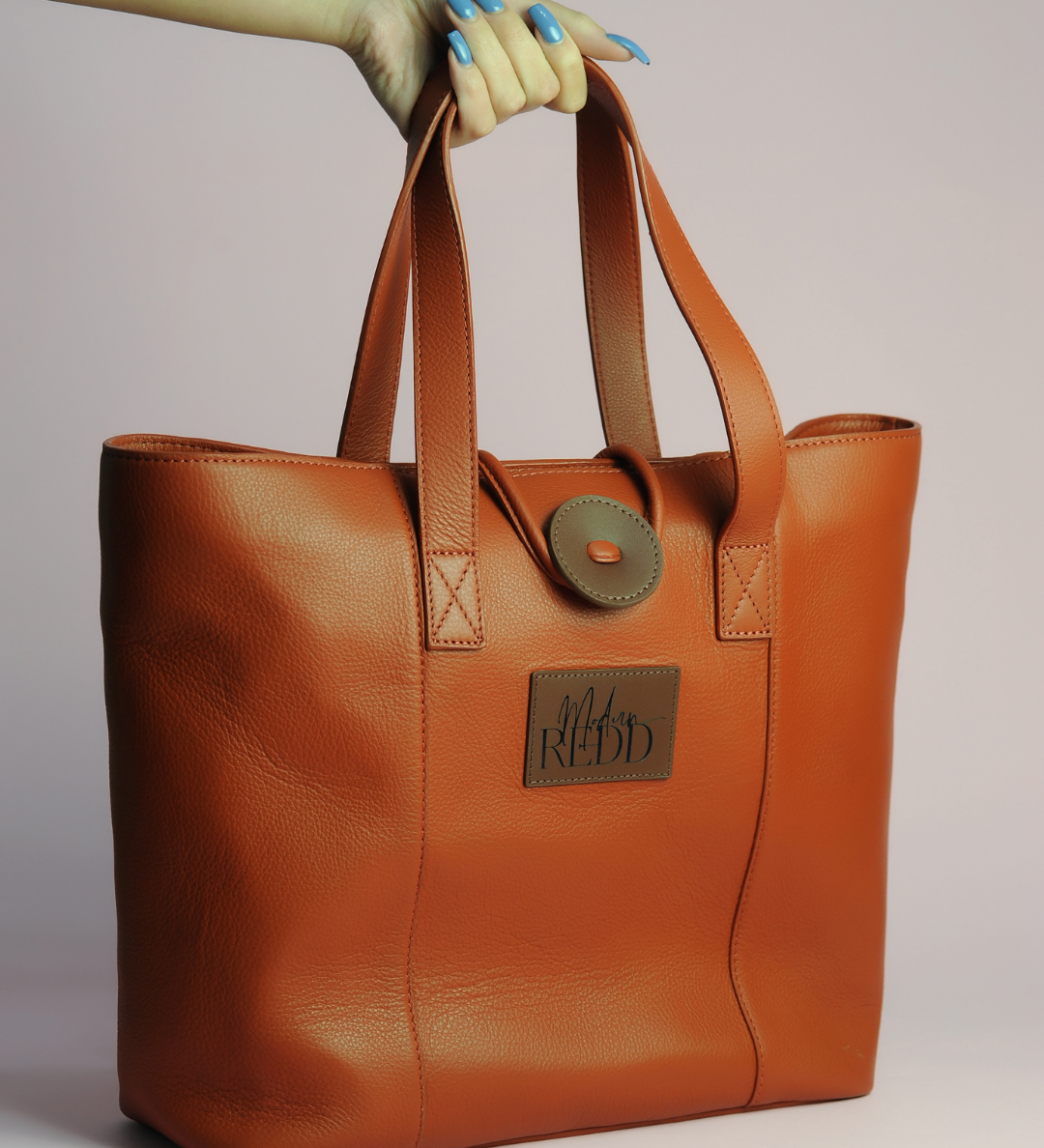 Modern Chic Leather Tote Bag