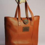 Modern Chic Leather Tote Bag