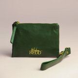 Irene & Me Moss Green Leather Wallet