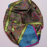 Nette Jean Paisley Pink Square Scarf