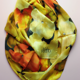 Irene & Me Shades of Yellow Silk Scarf