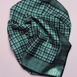 Mooi Monique Plaid Square Scarf