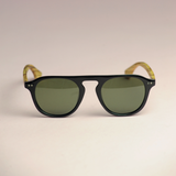 Monarch Redd Ricky Wooden Temple Sunglasses For Men