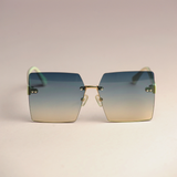 Monarch Redd Brané Gold Oversized Sunglasses 1