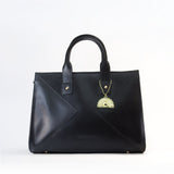 Hot in Black Medium Tote Bag 13"