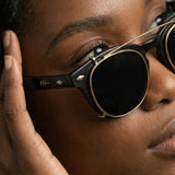 Iconic Redd Glasses Frames with Clip-on Eyeglasses Style Two