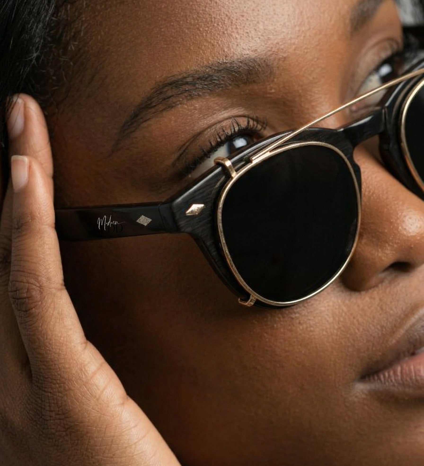 Iconic Redd Glasses Frames with Clip-on Eyeglasses Style Two