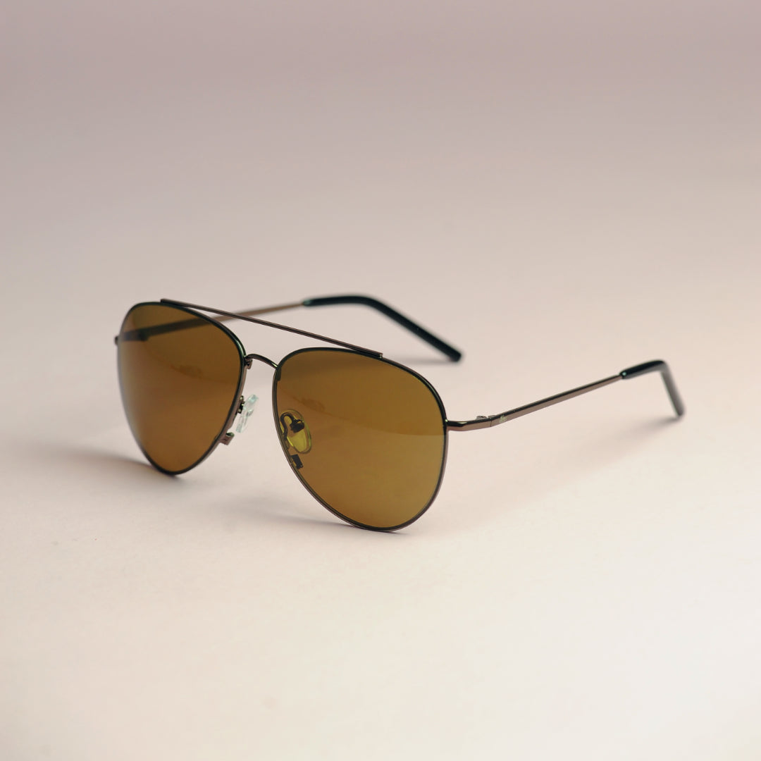 Modern Redd Mach10 Aviator Redd Sunglasses Brown