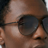 Mach10 Black Aviator Sunglasses for Men