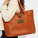 Modern Chic Leather Tote Bag