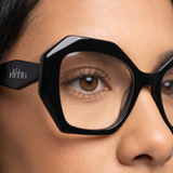 Monarch Redd Dot Black Oversized Frames