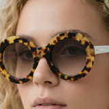 Monarch Redd Ilysse Demi Brown Vintage Sunglasses