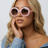 Monarch Redd Ilysse Pink Vintage Sunglasses
