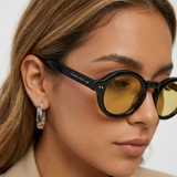 Muse Gilt Round Sunglasses