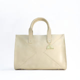 Office Siren Large Tote Bag Beige 15"