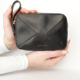 The Mira Black Case Makeup Bag
