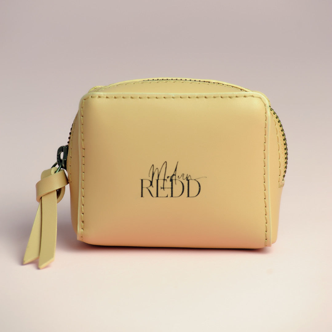 Modern Redd Vogue Redd Dru Leather Pouch Blush Pink fall 