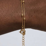 Stainless Steel Minimalist Multi-Layer Bracelet