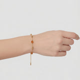 Titanium Steel Natural Stone Minimalist Bracelet