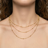 Stainless Steel Minimalist Multi-Layer Necklace