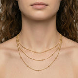 Stainless Steel Minimalist Multi-Layer Necklace