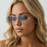 Modern Gem Aviator Sunglasses