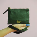 Modern Redd Moss Green Small leather wallet fall 2