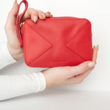 The Mira Red Case Makeup Bag